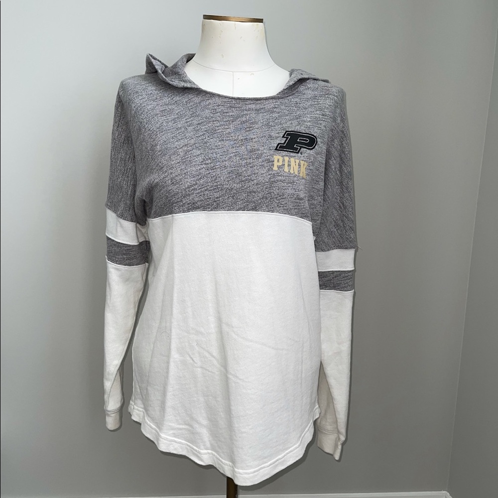 VS PINK Purdue Univ Hooded Pullover S